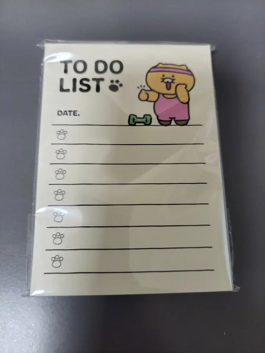 춘식이 접착 메모지 투두 리스트, 할 일 메모지 to do list